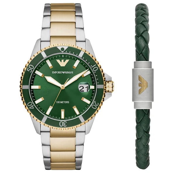 AR80063SET Emporio Armani Set Erkek Kol Saati Bileklik ürün görseli 1