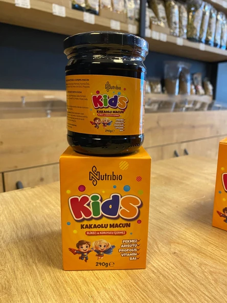 Kids Plus Çocuk Macunu -Kakao Propolis Pekmez Arı Sütü Bal ve Vitamin - 3
