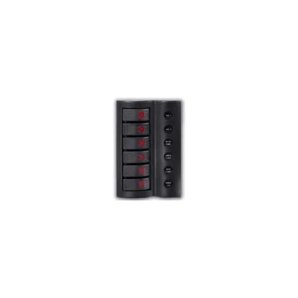 Sealux Swıtch Panel 6 Lı Çift Led