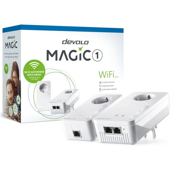 Devolo 8366 Magic 1 WiFi 1200 Mbps - Kablosuz Powerline Menzil Genişletici Başlangıç Kiti - 3