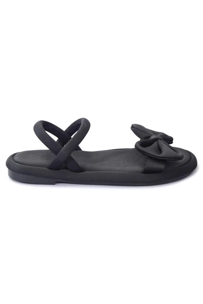 QRAMED Orthopedix Esnek Şık Kadın Sandalet Scuba Kumaş FİYONKLU QR25204 - 6