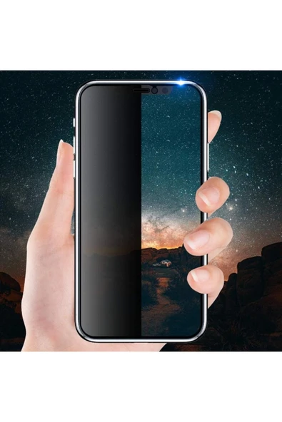 Iphone Xs Max / 11 Pro Max Gizli Hayalet Kırılmaz Cam Privacy Ekran Koruyucu ürün görseli