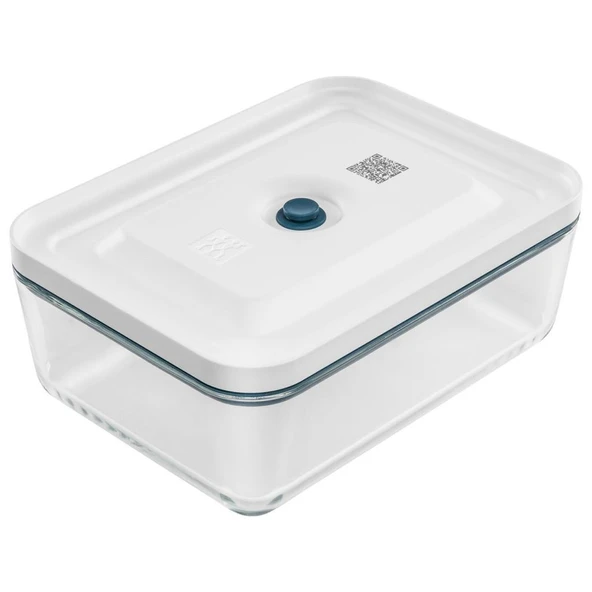 Zwilling 368013120 Fresh & Save Vakumlu Buzdolabı Saklama Kabı Cam Akdeniz Mavi