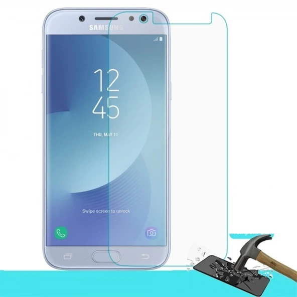Samsung J5 2016 Tam Kaplayan Kırılmaz Cam Seramik Ekran Koruyucu Film Jelatin ürün görseli
