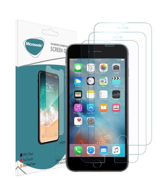 Iphone 6/6s Plus Uyumlu Ekran Koruyucu Nano Esnek Flexible Micro Temperli Kırılmaz Cam iPhone 6/6S Plus Ekran Koruyucu Nano