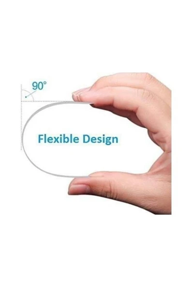 Samsung Galaxy A8 Plus 2018 Uyumlu Şeffaf 9h Esnek Nano Kırılmaz Ekran Koruyucu - Resim 3