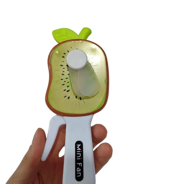 Kivi Şekilli Manuel Mini El Fanı - 2