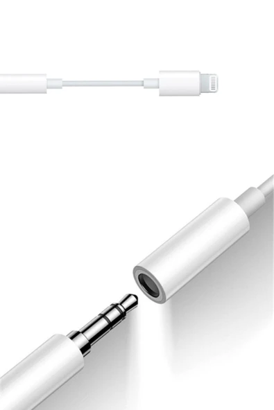 Iphone Tüm Serilerle Uyumlu Lightning Telefon Kulaklık Çevirici Aux Dönüştürücü Aparat Orjinal 7 8 X 11 12 13 14 Pro - Resim 6