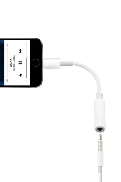 Iphone Tüm Serilerle Uyumlu Lightning Telefon Kulaklık Çevirici Aux Dönüştürücü Aparat Orjinal 7 8 X 11 12 13 14 Pro - Resim 4
