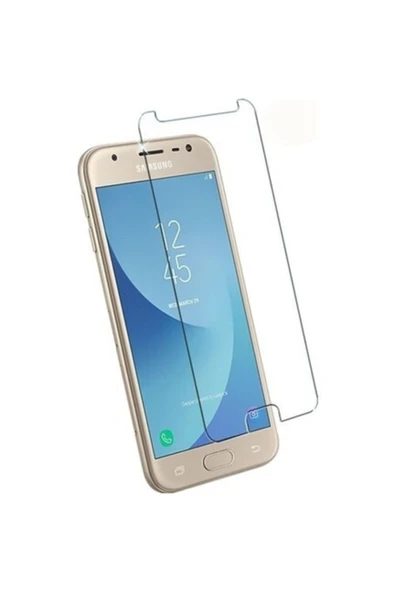 Samsung J7 Tam Kaplayan Kırılmaz Cam Seramik Ekran Koruyucu Film Jelatin