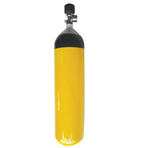 Spare compressed air cylinder ,6lt+ Valve 300bar  assembly , with air