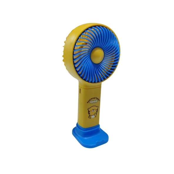Hayvan Resimli Şarjlı Mini El Fanı - 9