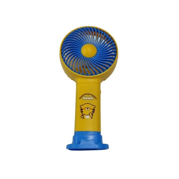 Hayvan Resimli Şarjlı Mini El Fanı - 10