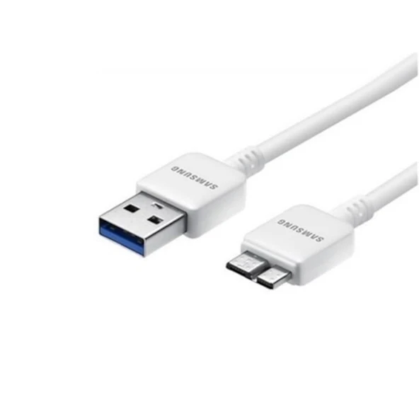 Samsung Galaxy Note 3 Sm-N9000Q Şarj Ve Data Kablosu Beyaz ürün görseli