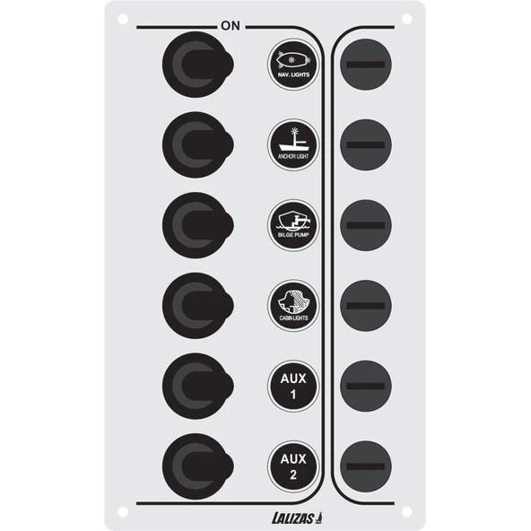 Kontrol Paneli "Sp6 Ekonomi",6 Su Geçirmez Anahtar
