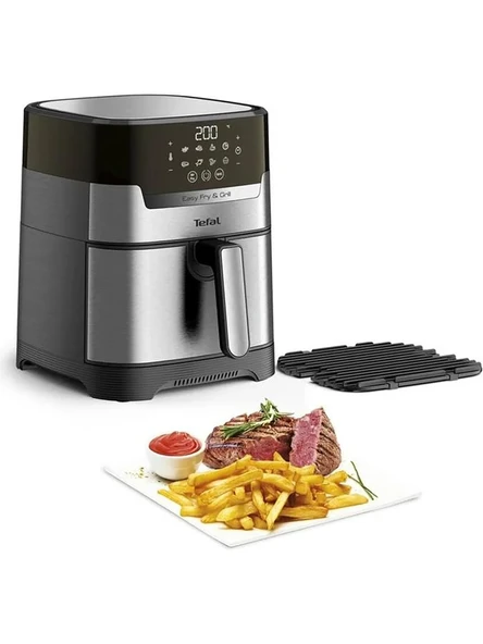 Tefal Easy Fry Grill Deluxe EY505D15 4.2 lt Izgaralı Yağsız Fritöz - 2