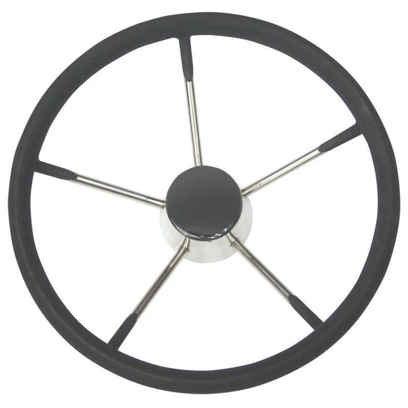 Dümen siyah köpüklü, Inox 316, ø343mm