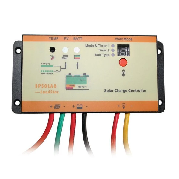 Solar Şarj Kontrolü,12/24V, 10W, 10A, 145X92,5X29Mm