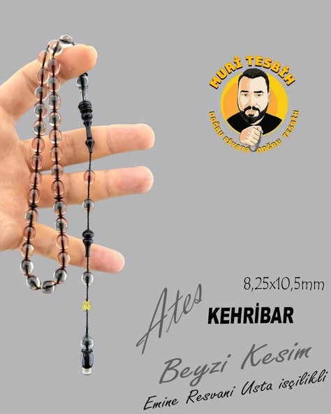 EMİNE REŞVANİ ATEŞ KEHRİBAR BEYZİ KESİM 8,25X10,50