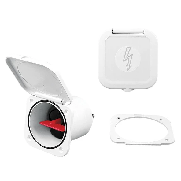 Case w/Battery Switch 250A, w/Watertight Lid, Cream ürün görseli 1