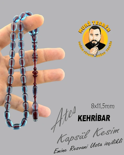 EMİNE REŞVANİ ATEŞ KEHRİBAR KAPSÜL KESİM 8X11,50