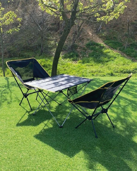 ULTRALIGHT MASA + 2 PRATİK SANDALYE SET - 3