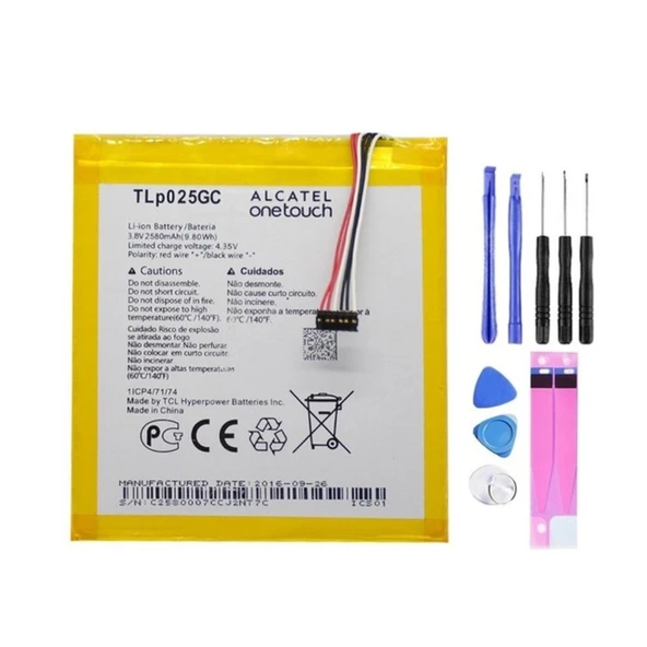 Alcatel One Touch Pixi 4.7 Pil Batarya Tlp025Gc ve Tamir Seti ürün görseli