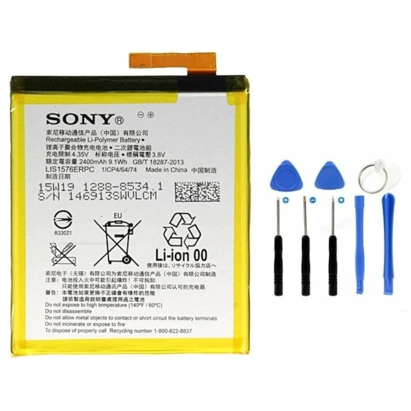 Sony Xperia M4 Aqua Pil Batarya E2303 Lıs1576Erpc ve Tamir Seti - Resim 2