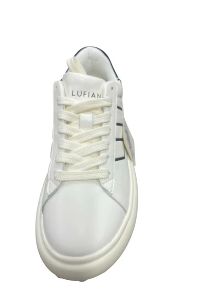 Lufian Julia Kadın Hakiki Deri Sneaker Beyaz 121230040 - 4