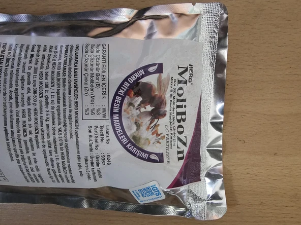 Micro Besin, Çiçek açtırıcı Polen oluşturucu Çiçek tutturucu MoliboZn 1 Kg Bor Molibden Çinko Gübre - 2