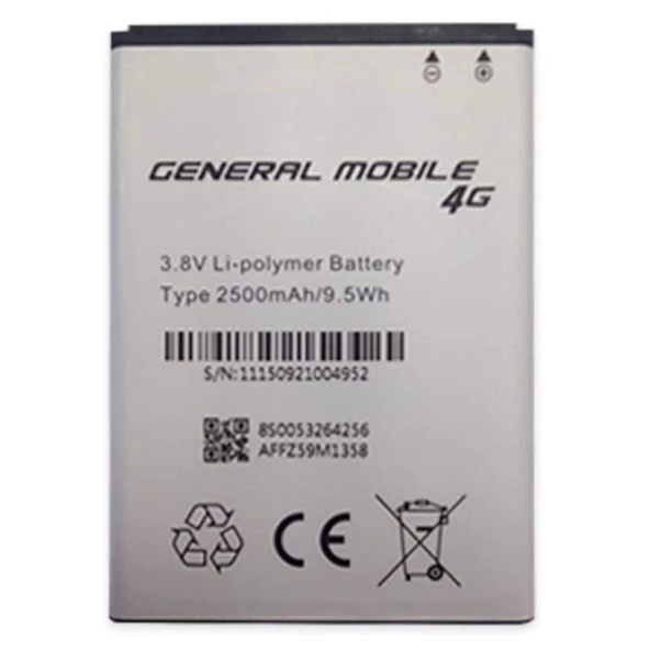 General Mobile Discovery 4G Pil Batarya 4G Dual-5G - 1