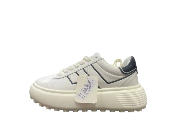 Lufian Julia Kadın Hakiki Deri Sneaker Beyaz 121230040 - 2