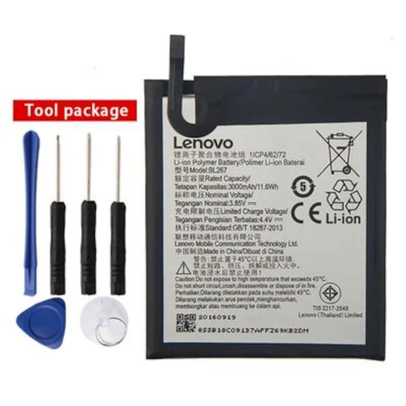 Lenovo K6 K33A48 Bl267 Batarya Pil + Tamir Seti ürün görseli