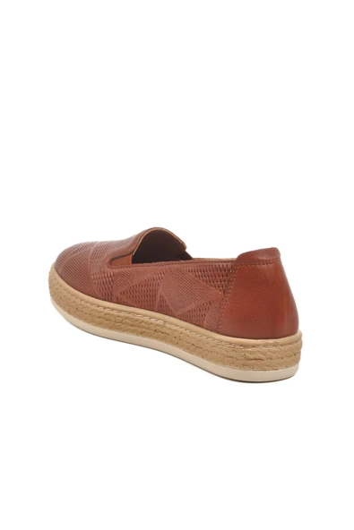 Aspor Taba Hakiki Deri Kadın Casual Ayakkabı - Resim 4