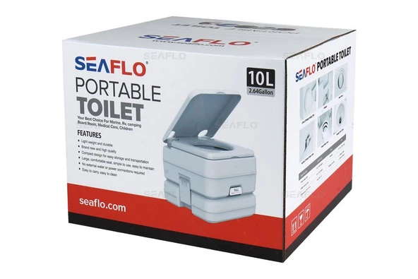 Seaflo Portatif Tuvalet 10 Litre - Resim 4