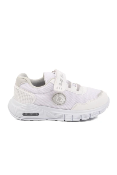 Aspor Beyaz Buz Cırtlı Işıklı Unisex Çocuk Spor Ayakkabı