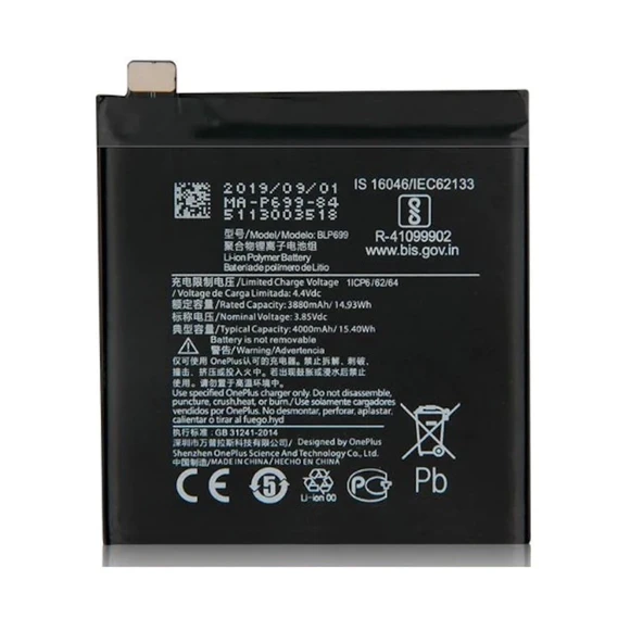 Oneplus 7 Pro Pil Batarya Gm1910 Blp699 ürün görseli