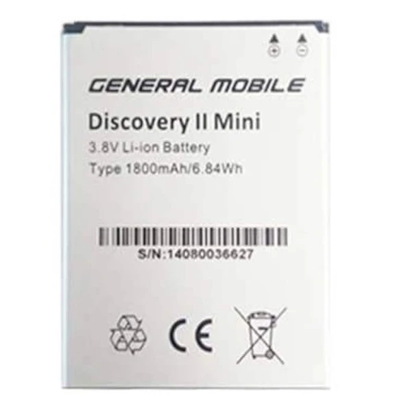 General Mobile Discovery 2 Mini Pil Batarya - Resim 2