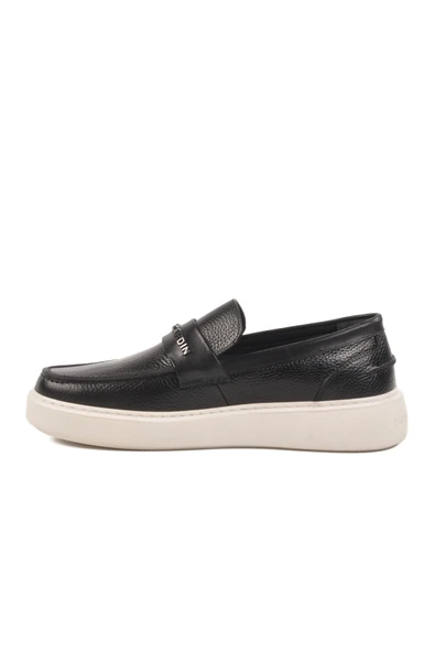 Pierre Cardin Siyah Hakiki Deri Erkek Casual Ayakkabı - 2