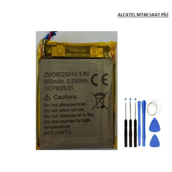 Alcatel Mt40 Akıllı Saat Pil Batarya ve Tamir Seti - 1