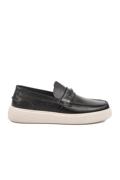Pierre Cardin Siyah Hakiki Deri Erkek Casual Ayakkabı - 1