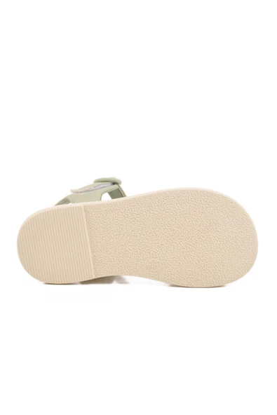 Guja Yeşil Taşlı Kız Çocuk Düz Sandalet - 5