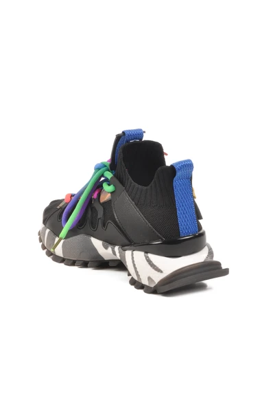 Guja Siyah Kız Çocuk Hi Sneaker - Resim 4