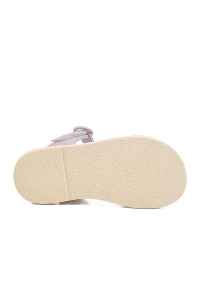 Guja Lila Taşlı Kız Çocuk Düz Sandalet - 5