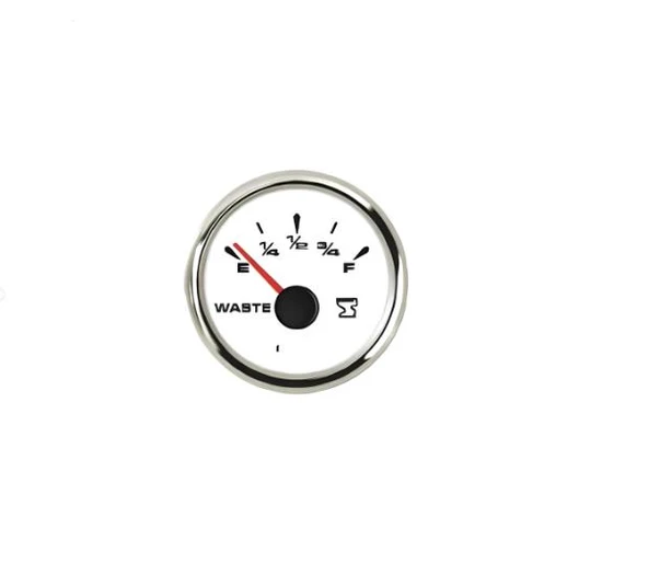 Sealux Atık Su Seviye Göstergesi 12/24V Ø52Mm Beyaz