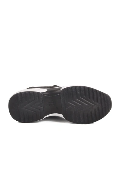 Aspor Siyah Kalın Taban Kadın Sneaker - 5