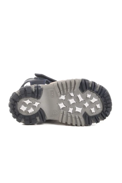 Aspor Lacivert Kırmızı Cırtlı Erkek Çocuk Sandalet Ayakkabı - Resim 5