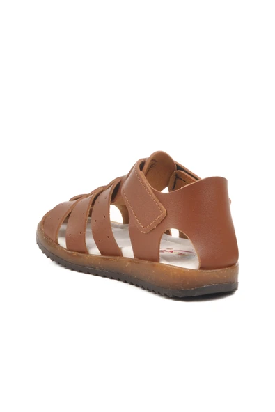 Aspor Taba Cırtlı Erkek Çocuk Sandalet Ayakkabı - 4
