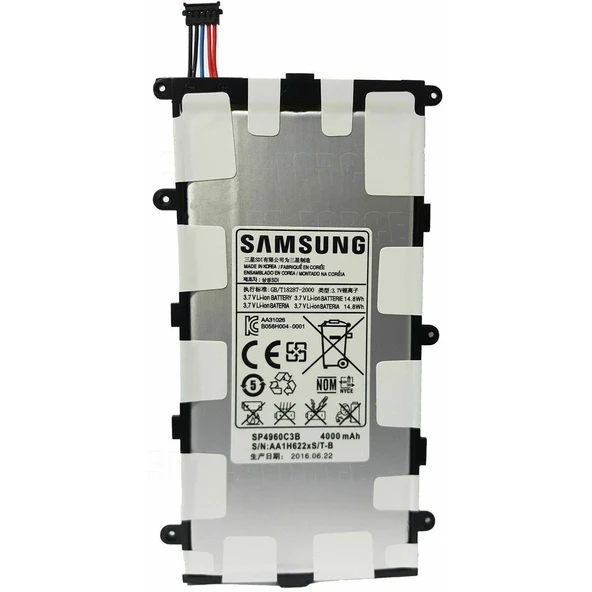 Samsung Tab 2 7.0 P3100 P3110 P6200 Pil Batarya Sp4960C3B ürün görseli