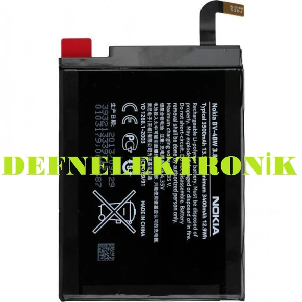 Nokia Lumia 1520 Bv-4Bw Batarya Pil ürün görseli